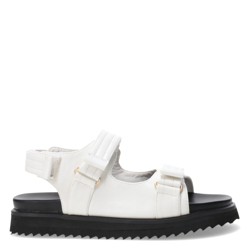 Sandalias de Niña MINI Miss Carol KATALLA con velcro Blanco