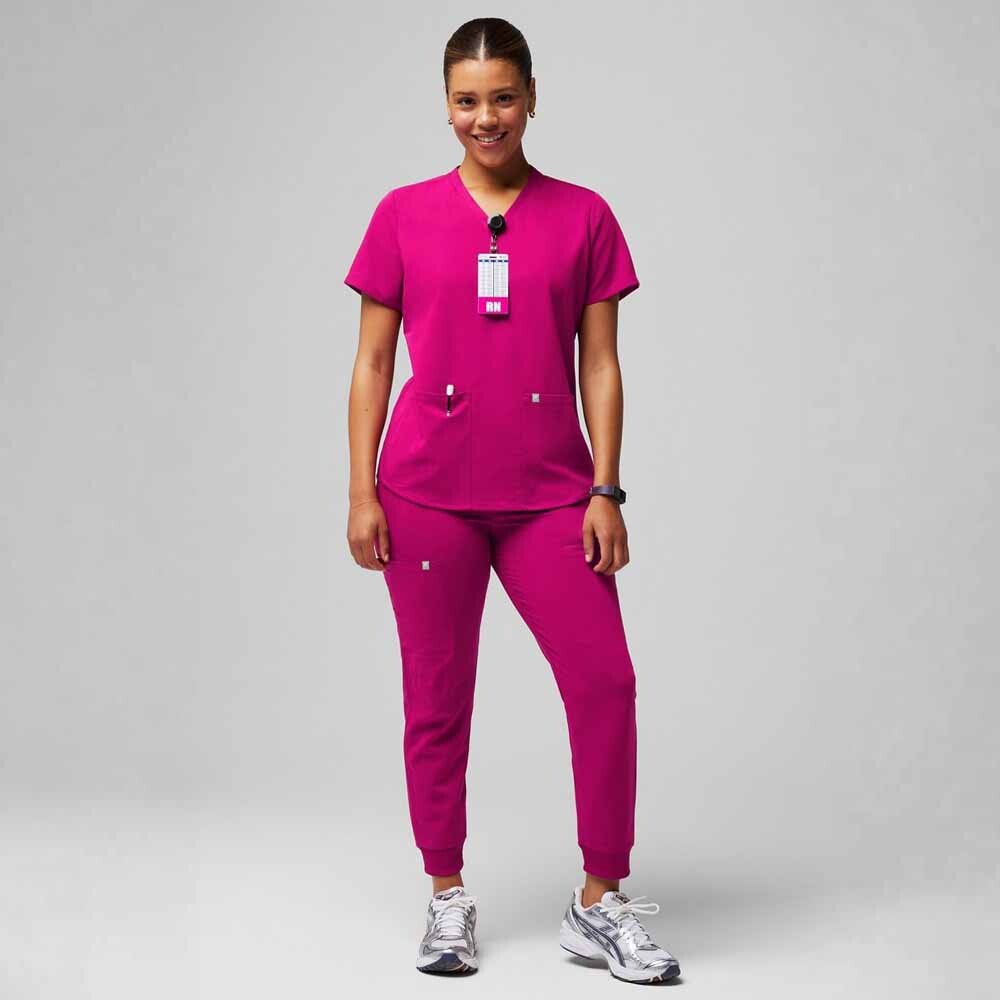 Top Method Scrub Top Mujer Hibiscus