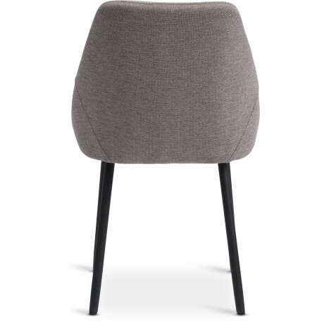 Silla De Comedor Vellev Tela Arena/Negro