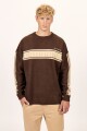 SWEATER STEP UP H-marron