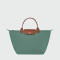 Longchamp - Le Pliage Original Bolso con Asa Superior S Verde