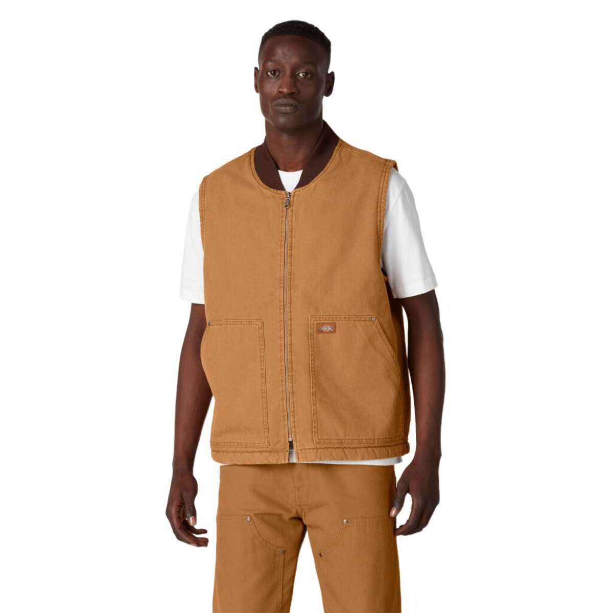 Chaleco Dickies Duck Lined - Marron 