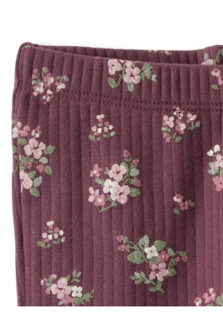 Pack dos pantalones de algodón orgánico, acanalados Sin color