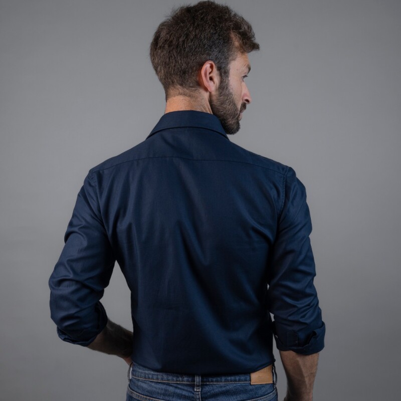 Camisa Point Azul Marino