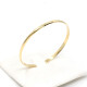 Pulsera Esclava De Niña En Oro 18K. Ancho 2 Mm Media caña Pulsera Esclava De Niña En Oro 18K. Ancho 2 Mm Media caña