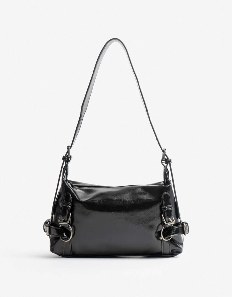 Cartera City Hebillas - Negro 