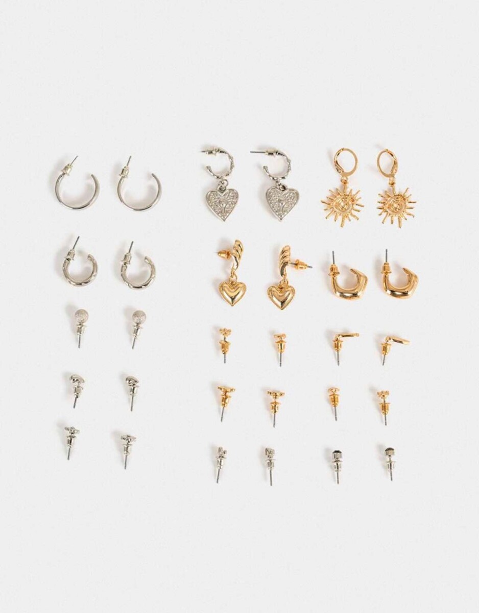 Sets De Aros - Combinacion Bicolor 