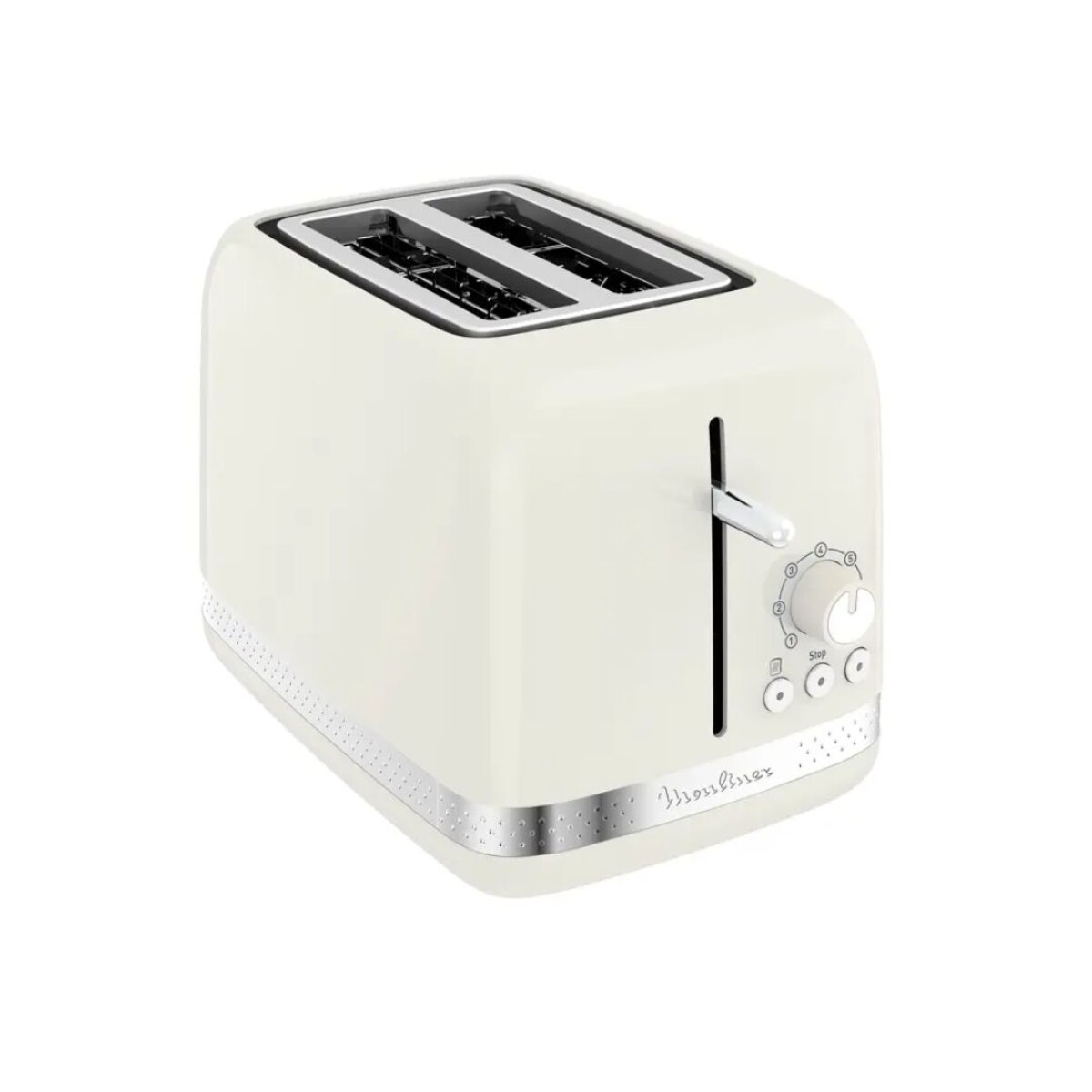 Tostador Moulinex Soleil | 7 niveles de tostado | 2 Ranuras | Color Marfil | 850w. 