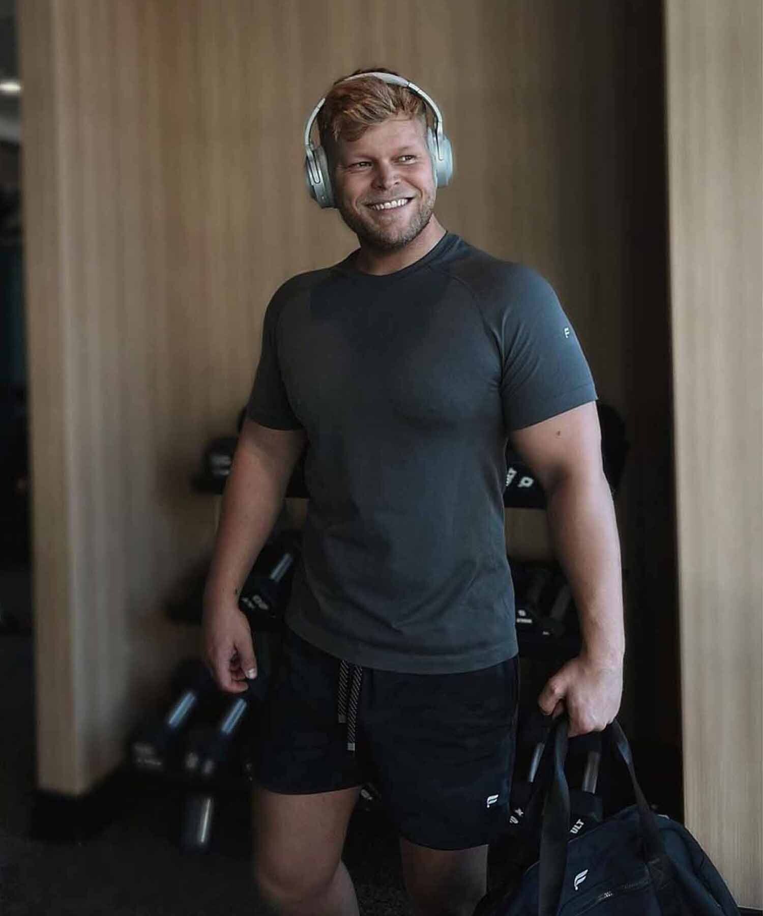 Polo Manga Corta Fit The Training Day Tee Hombre Onyx