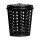 CESTO PARA ROPA TRIANGULAR 43.7 LITROS NEGRO