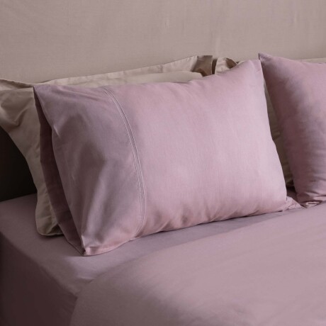 JGO. SÁBANAS 2 PLAZAS ALGODON-Y-POLIESTER NATURAL-BEIGE CHAMBRAY CRUDO