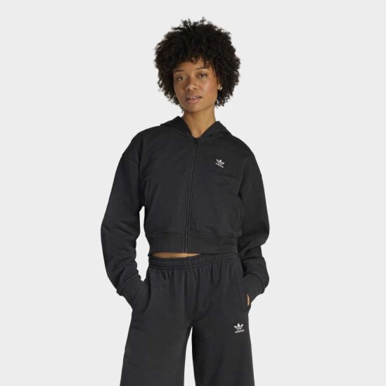 Campera Adidas Essentials French Terry Negro