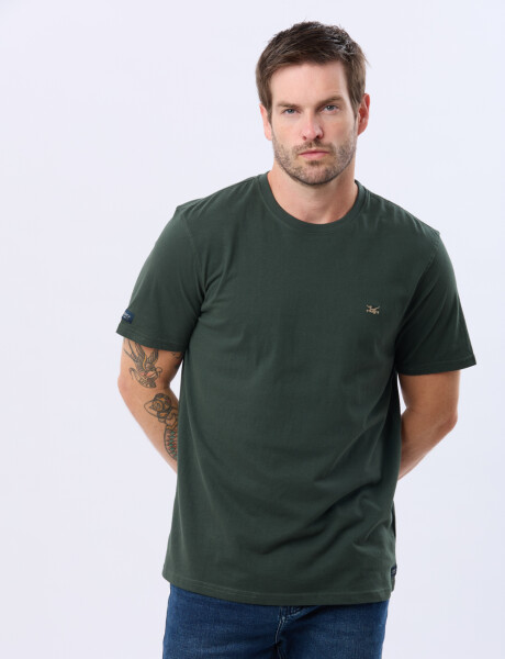 REMERA BÁSICA DE ALGODÓN Verde