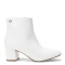 Bota de Mujer Miss Carol HOLY con taco mediano Blanco