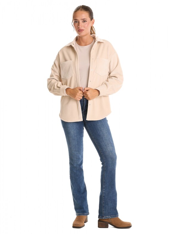 Sobrecamisa Corduroy Soft BEIGE CLARO