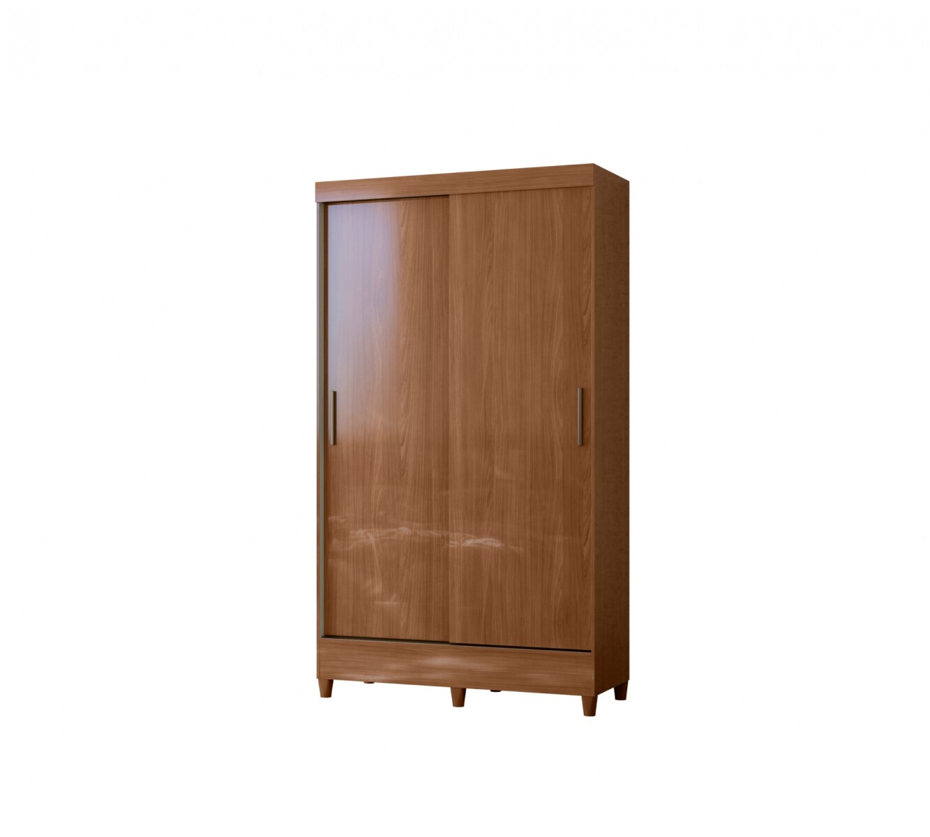 Ropero 2 puertas corredizas 2 cajones - Terminación Jequitiba 