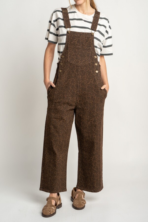 Enterito Animal Print Marron
