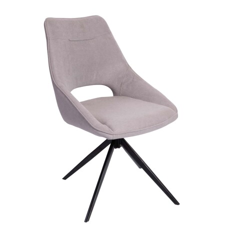 SILLA DE OFICINA TELA-Y-POLIPROPILENO GRIS CHRISTIE