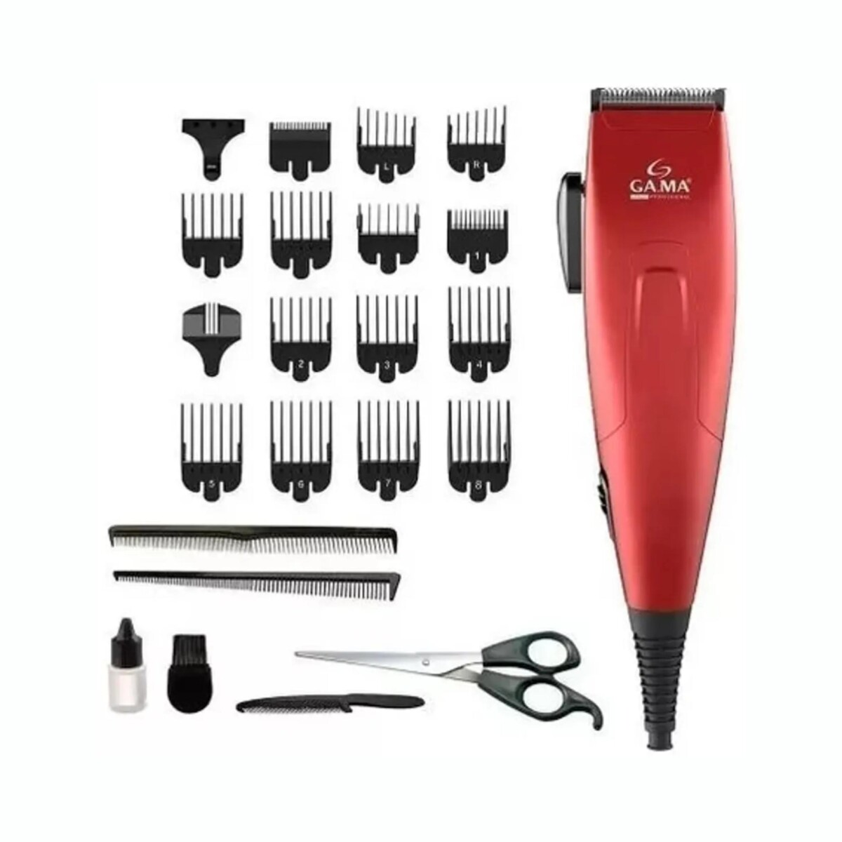 Máquina Magnética Para Rostro Y Cabello GAMA 562 Con 24 Piezas 