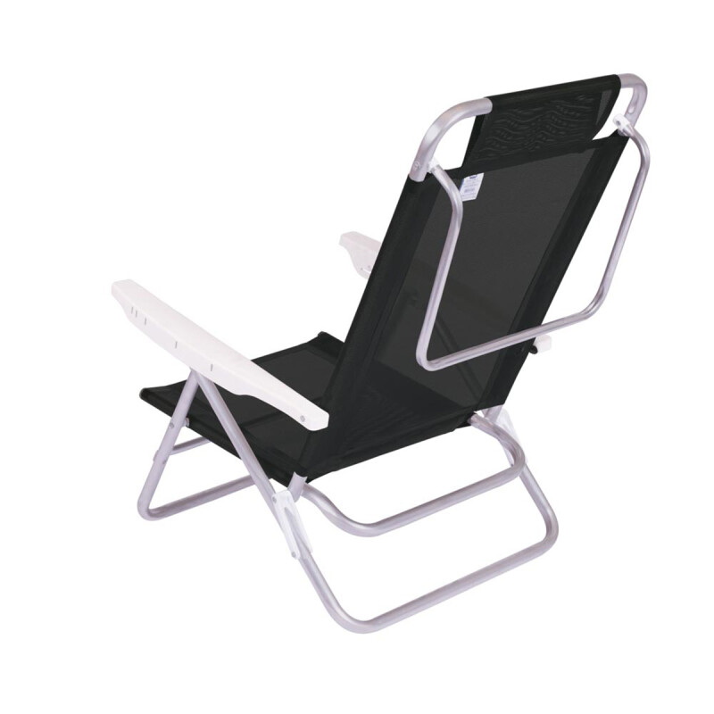 Silla Summer 6 Posiciones Aluminio NEGRO
