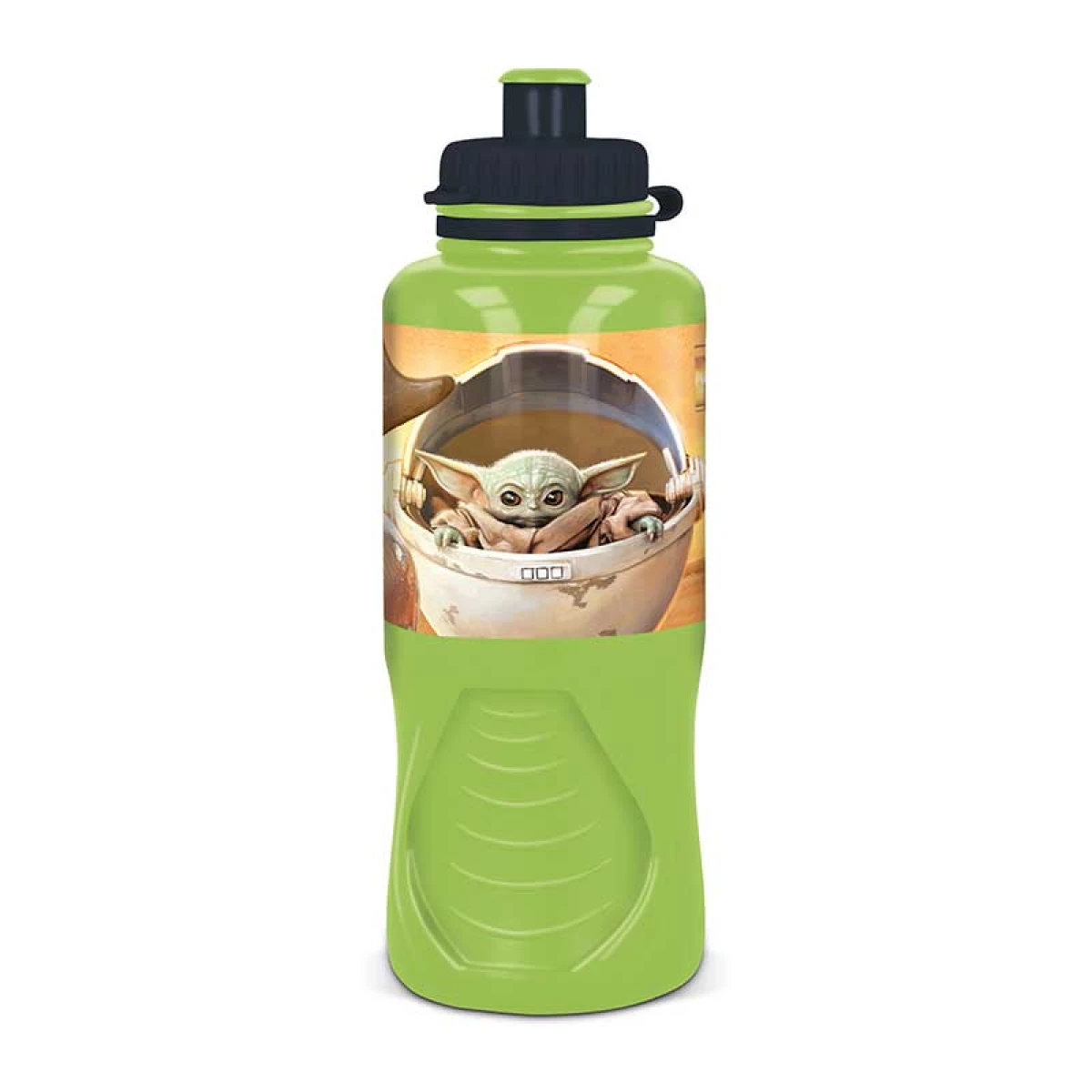 Botella Plástica Ergonómica Baby Yoda 430 ml 