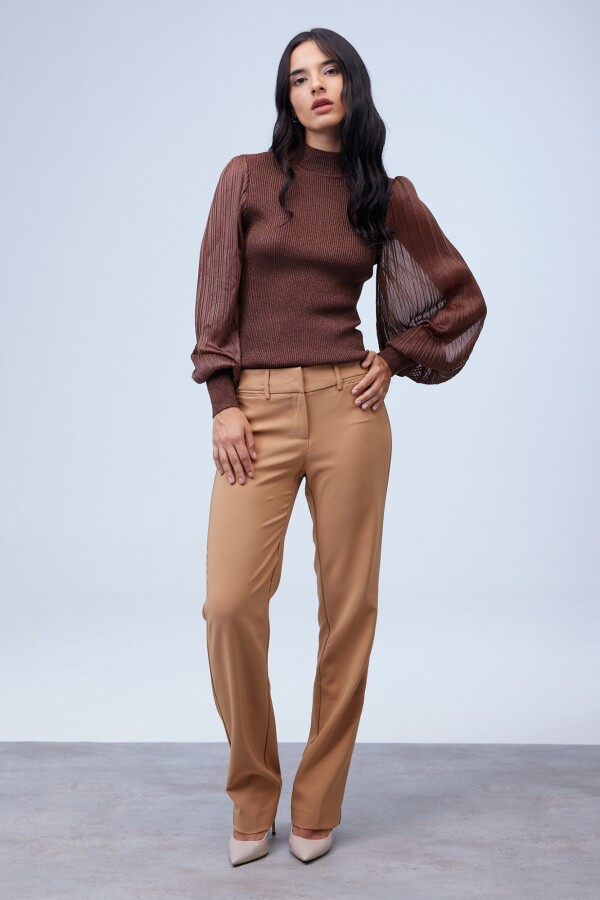 Pantalon De Vestir TOSTADO