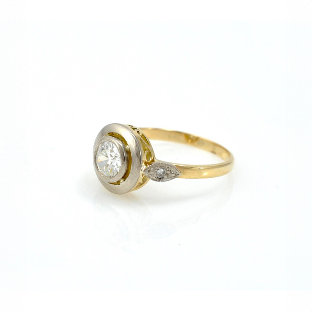 Anillo Oro 18K Y Brillantes Anillo Oro 18K Y Brillantes