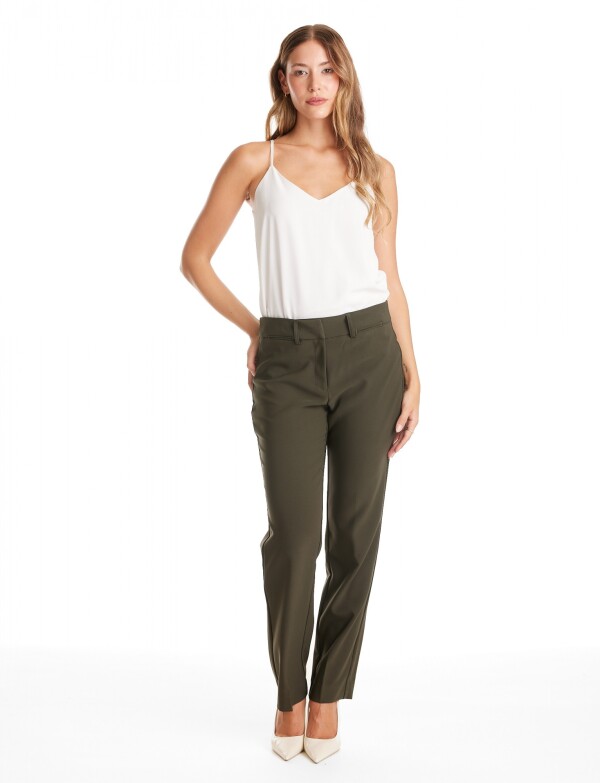 Pantalon Clasico OLIVA