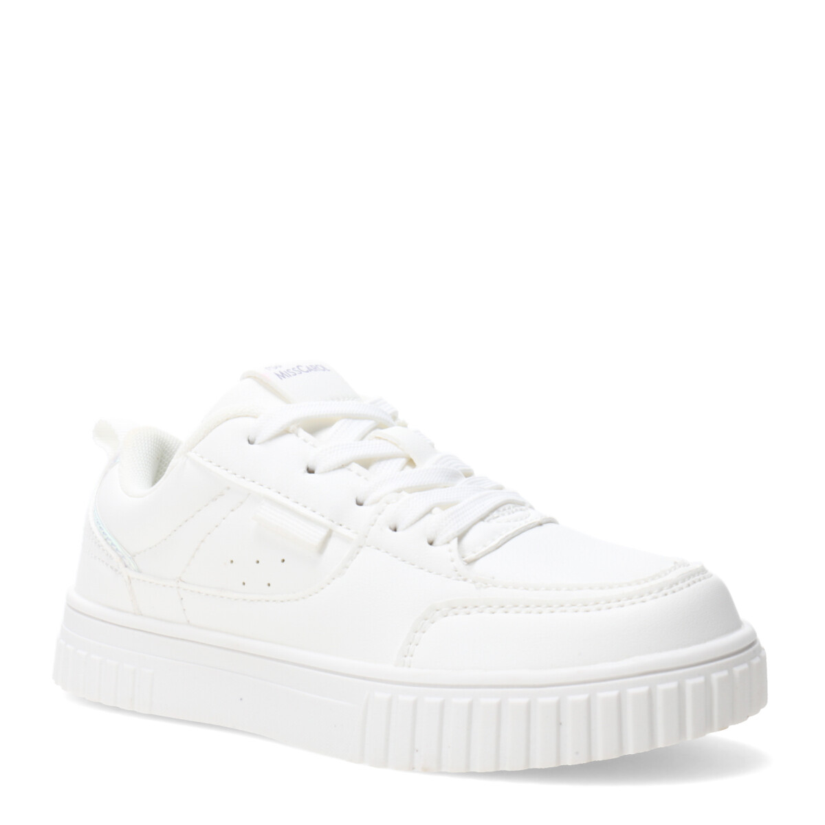 Deportivo LEMO con plataforma chata MINI MissCarol - White 