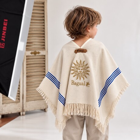 Poncho infantil Sol de Mayo