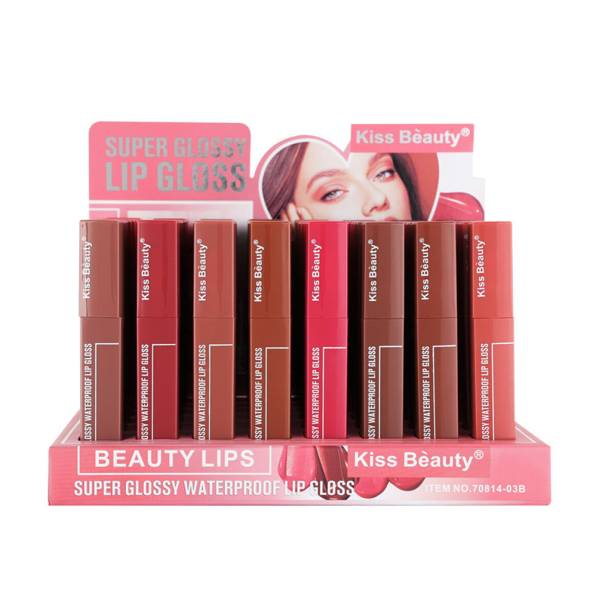 Brillo Labial Kiss Beauty Super Glossy 