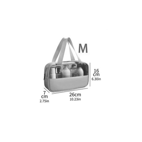Estuche Neceser Impermeable Alto 16cm x Ancho 7cm x Largo 26cm Estuche Neceser Impermeable Alto 16cm x Ancho 7cm x Largo 26cm