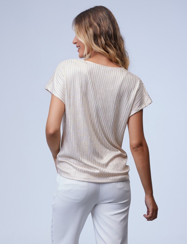 Blusa Lurex DORADO