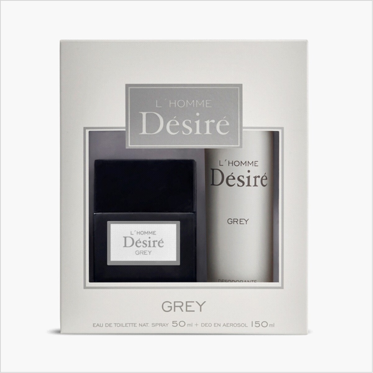 Pack Perfume Desire Grey EDT 50ml 