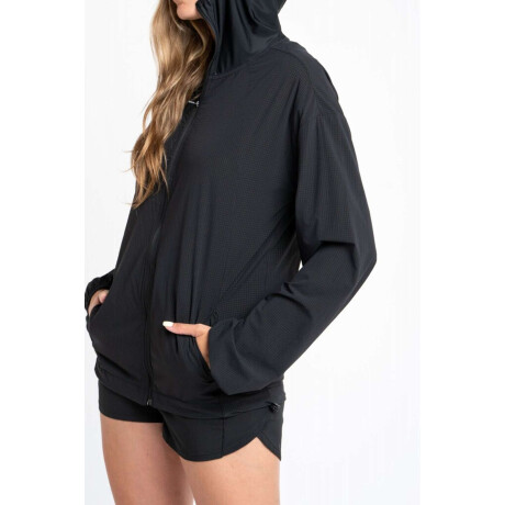 Campera Fitness Negro