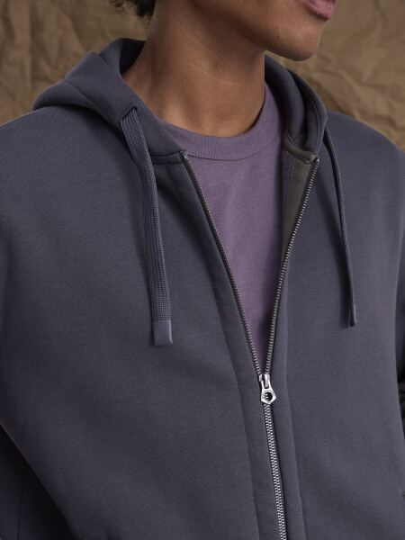 FLEECE CHESTA CHARCOAL 2