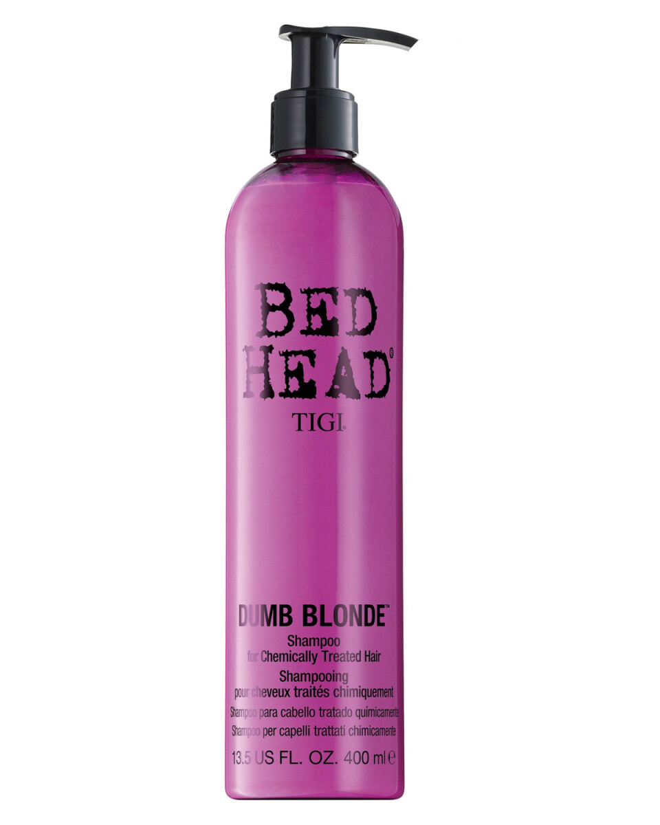 Shampoo para cabello rubio Dumb Blonde Bed Head by Tigi 400ml 