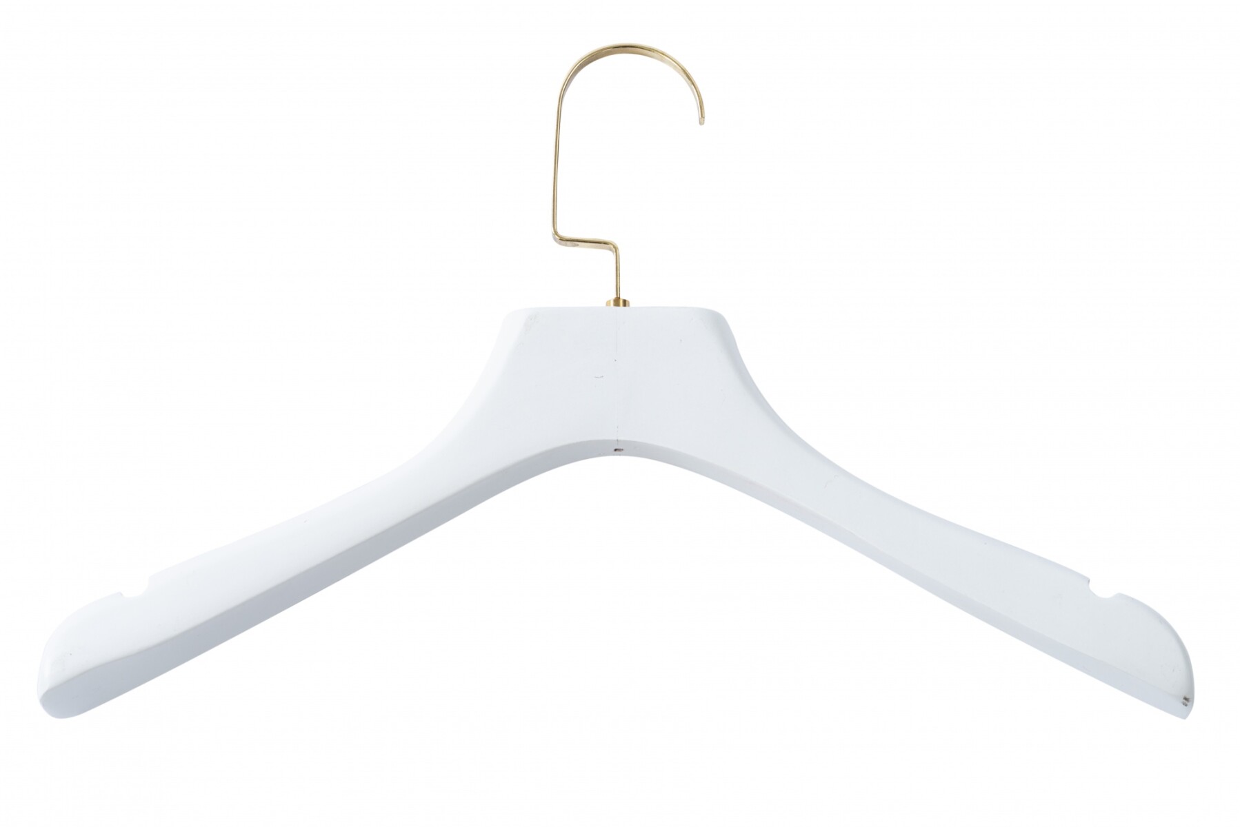 Percha De Madera Blanca 