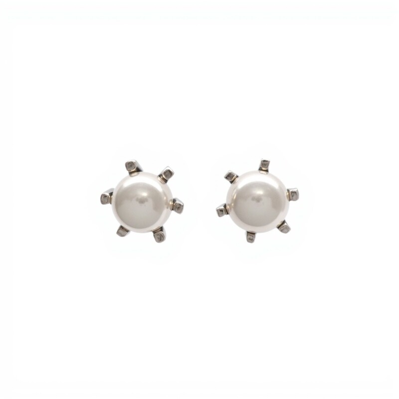 Caravanas Perlas-Plata 925-Con Perla-CA3254 conperla