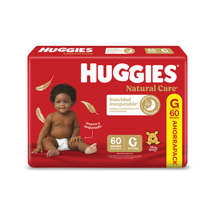 HUGGIES NAT CARE SUPREME G 60 UN única