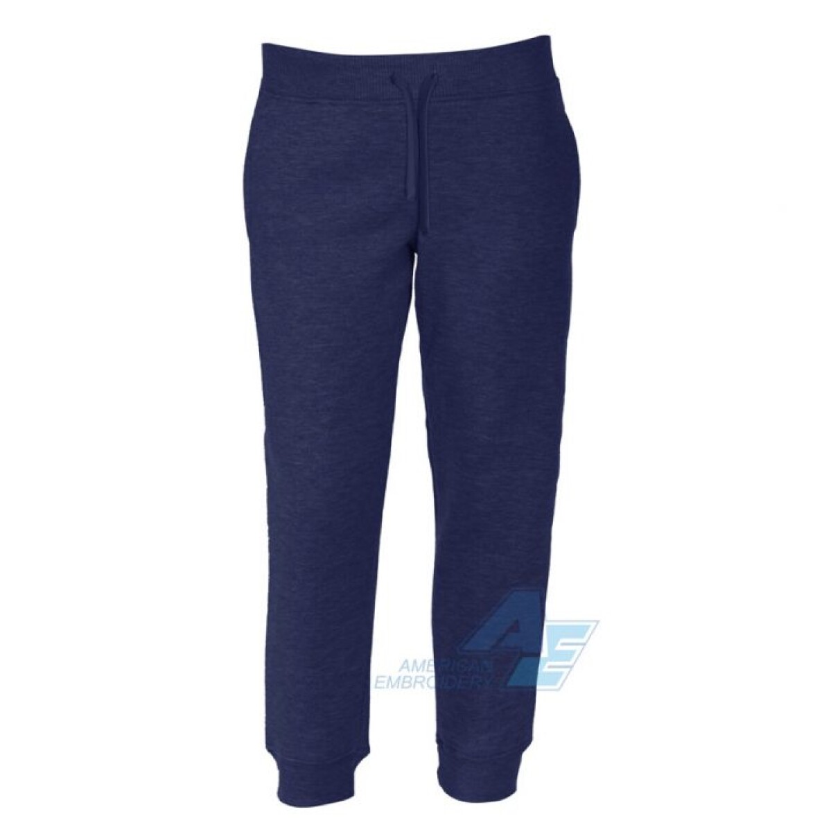 Pantalón de felpa con puño adulto - Azul marino 