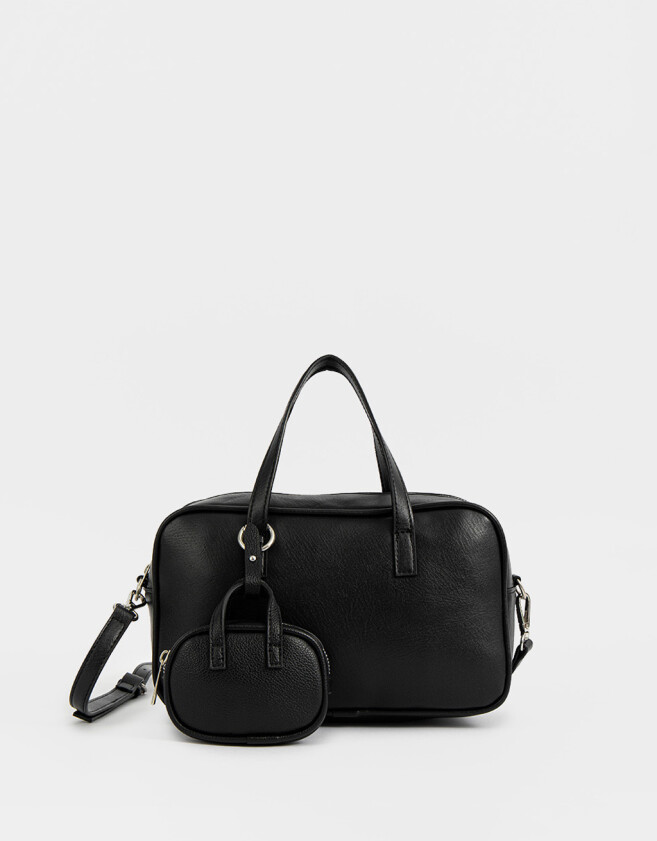 Bowling Cartera Bowling Con Pouch Negro - Negro