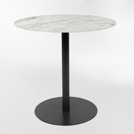 Mesa auxiliar SNOW MARBLE Blanco - REDONDO/A