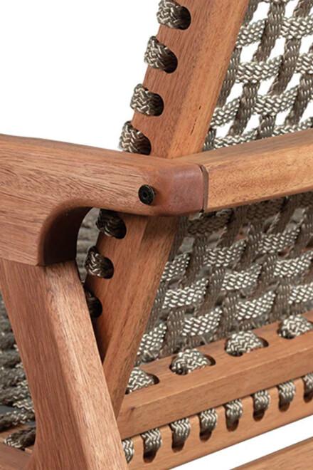 TRACO SOFA SOFA TRACO 2 LUGARES CUERDA RAMI 119x72x83CM JATOBA
