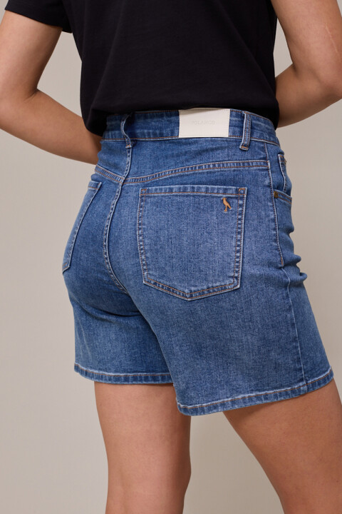 SHORT ELADIA POLANCO Azul Medio