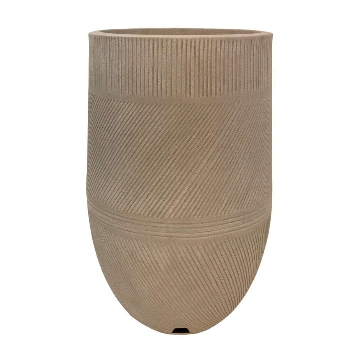 MACETA ARGOS 36 X 71.5 EFECTO PIEDRA - BEIGE 