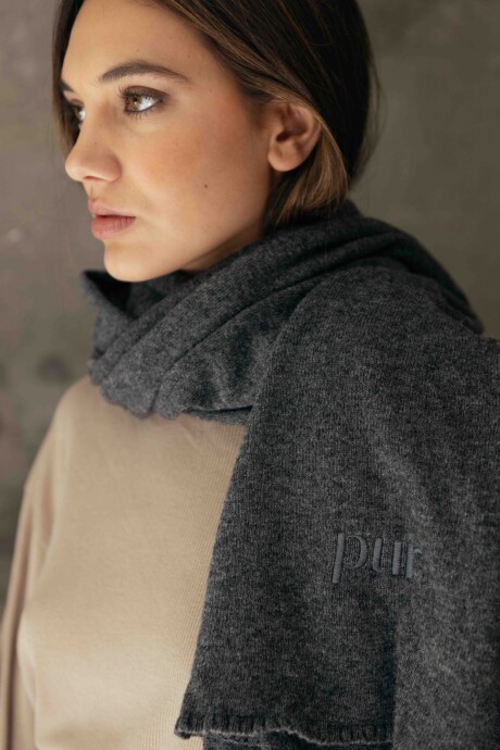 Pashmina PUR Gris Oscuro