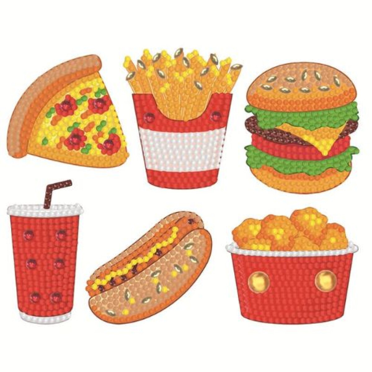 Diamond Stickers - Comida 