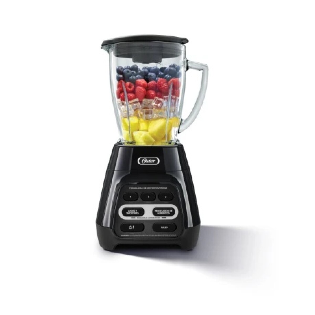 LICUADORA 3 VEL MOTOR REVERSIBLE PROGRAMABLE NEGRA OSTER® 