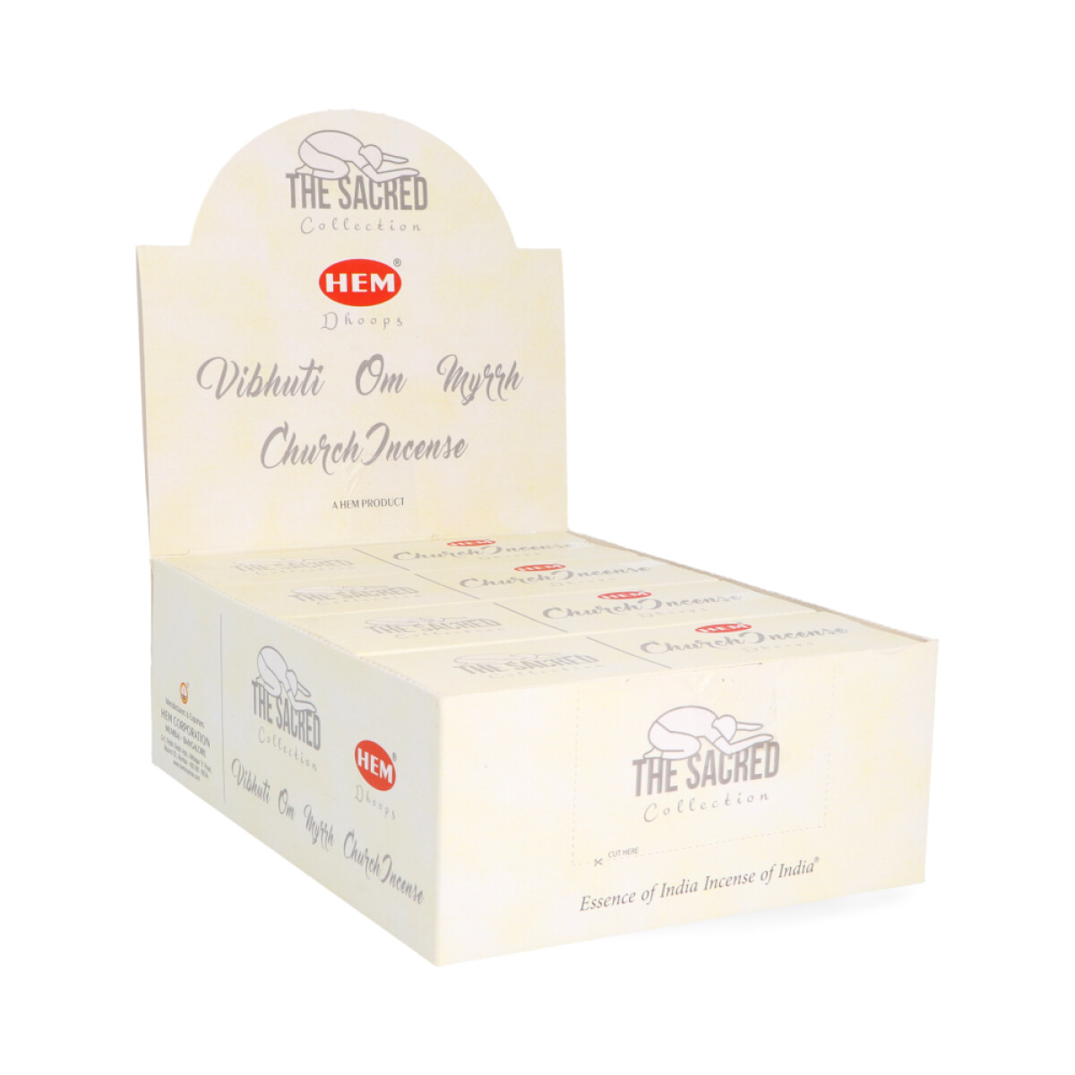 INCIENSO DHOOP HEM 25GR X12 - Sacred Church 